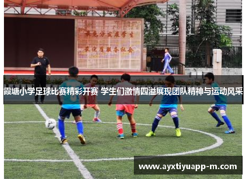 霞塘小学足球比赛精彩开赛 学生们激情四溢展现团队精神与运动风采